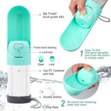 Water Bottle with Activated Carbon Filter, Retractable & Leak-Proof